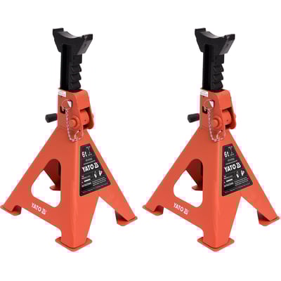 Set 2 suporti pentru auto, Yato YT-17312, capacitate 6 Tone
