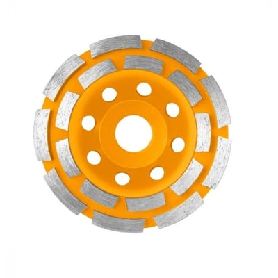 Disc de slefuit diamantat, pentru beton / piatra, diametru 125mm, segment dublu