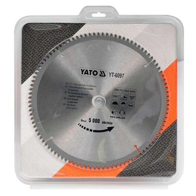 Disc fierastrau circular, aluminiu, Yato YT-6097, 300x30x3 mm, 100 dinti