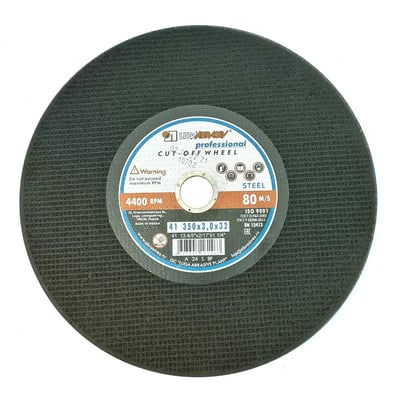 Disc Abraziv pentru Debitat Metale, Diametru 350mm, Gaura 32mm, LUGA ABRASIV 