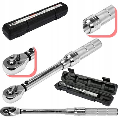 Cheie dinamometrica 1/4", 2.5-20 Nm, Yato YT-07511
