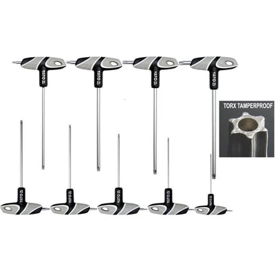 Set torx maner tip "T", 9 piese Yato YT-05615