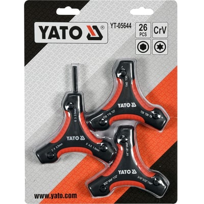 Set chei imbus si torx 26 bucati, Yato YT-05644