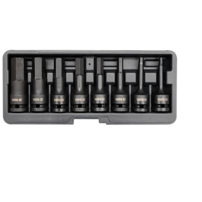 Set 8 Chei Tubulare de Impact Hexagonale 1/2" Yato YT-1066