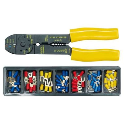 Set cleste sertizat si 100 papuci Vorel 45050