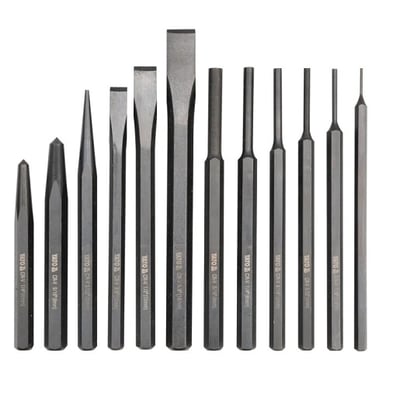 Set Dalti de Impact 12 piese, Yato YT-4714