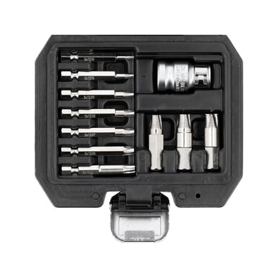 Set extractoare șuruburi deteriorate, 11 piese, YT-04582, Yato