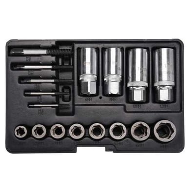Set universal de extras suruburi si piulite, Yato YT-06033, 17 bucati