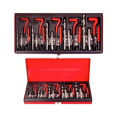 Set pentru reparat filete, Kraft&Dele KD10590, M5-M12, 131 bucati