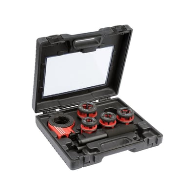 Trusa filiere pentru tevi 3/8", 1/2", 3/4" si 1" cu antrenor Yato YT-29001