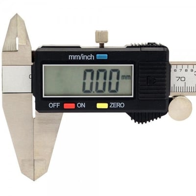 Subler profesional digital de exterior si de interior cu tija de adancime, inch-mm 0-150mm