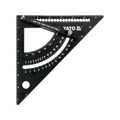 Echer aluminiu reglabil, 170mm, Yato YT-70782