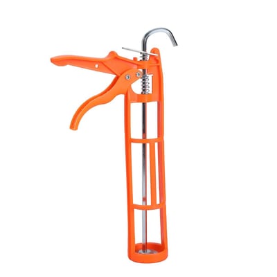 Pistol pentru silicon, corp de plastic, portocaliu