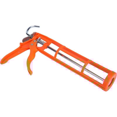 Pistol pentru silicon, corp de plastic, portocaliu