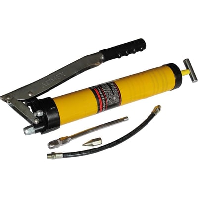 Decalimetru / pistol manual de gresat-vaselina Profi, 900ml, galben