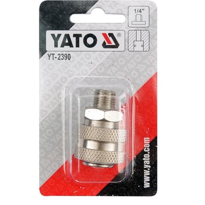 Mufa rapida pentru pistol pneumatic, filet exterior 1/4", Yato YT-2390