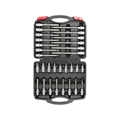 Trusa biti crv 1/2'' hex, 30 piese, Yato YT-77540