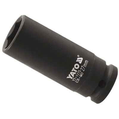 Cheie tubulara lunga de impact, 27mm, 1" CR-MO, Yato YT-1175