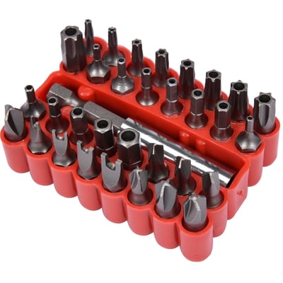 Set capete de insurubare mixt 33 bucati cu prelungitor insurubare, Vorel 66330