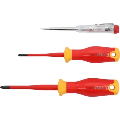 Set 3 surubelnite izolate, extra slim, s2, Yato YT-282680