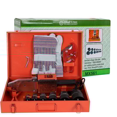 Trusa sudura pentru lipire tevi si fitinguri PPR, Craft-Tec MX561, 20 - 63 mm, 1600-2400 W
