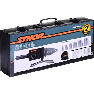 Masina de sudat tevi termoplastice 750/1500W, Sthor, 78912