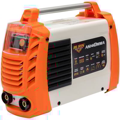 Aparat de sudura tip invertor, Ruris AS140MMA, 20-140 A, 4.5 kVA, 50/60 Hz, 230 V, 1.6 mm - 3.2 mm diametru electrod, IP21S, accesorii incluse
