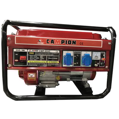 Generator de curent electric, monofazic, pe benzina, Campion CMP0242, 4 Timpi, 2.2 kW, 7 CP, cu AVR