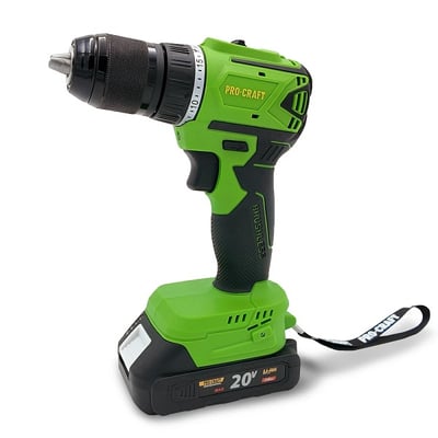 Masina de gaurit si insurubat, Procraft PA18LiN, cu 1 acumulator, 20V, 2Ah, Li-Ion