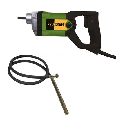 Vibrator pentru Beton Procraft CV1200, 1200 W, lance 1.5m x 35mm