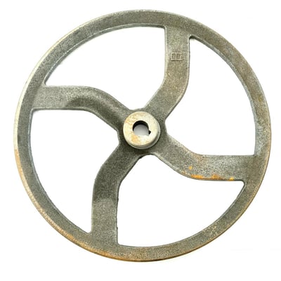 Fulie motor electric, diametru 350mm, ax 24mm