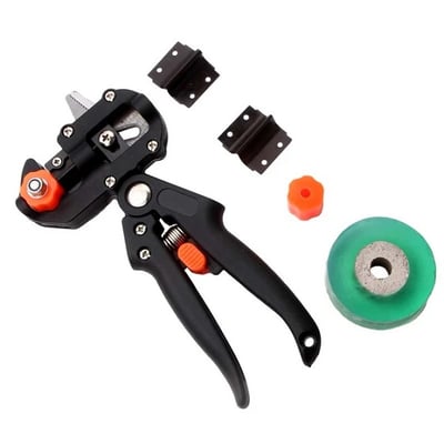 Cleste profesional pentru altoit cu 3 lame ( U, V si Ω ), cadou banda pentru altoit 