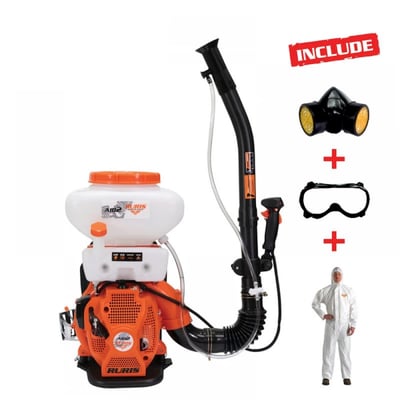 Atomizor RURIS A102 plus kit echipament de lucru, 2.9 CP, 2 timpi, 42 cc
