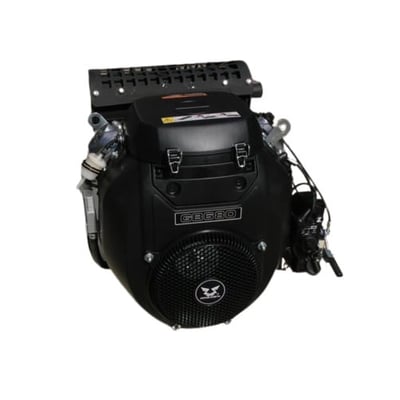 Motor pentru motocultoare si utilaje constructii cu ax orizontal, Zongshen GB680, ax 25.4 Ø - 75,7mm, 680cmc, 22 CP, V Twin