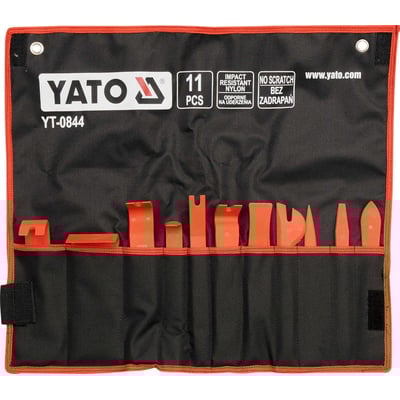 Kit pentru demontare ornamente si tapiterie auto Yato YT-0844, 11 piese