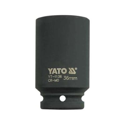Cheie tubulara lunga de impact, 36mm, 3/4" CR-MO, Yato YT-1136
