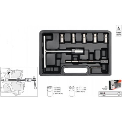 Set freze pentru reconditionat scaun injectoare Yato YT-17625