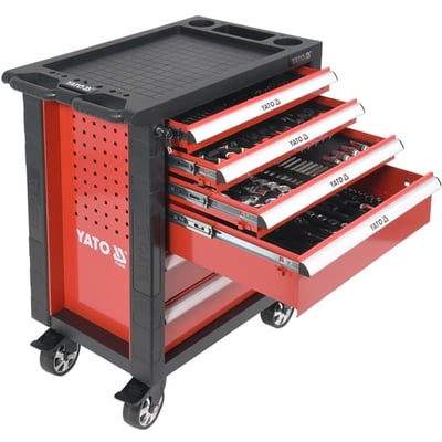 Dulap cu Scule Profesional 6 Sertare Echipat Complet cu 177 Piese YATO YT-55300