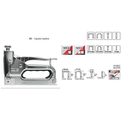 Capsator manual, Yato, YT-7000, capse 6-14mm 