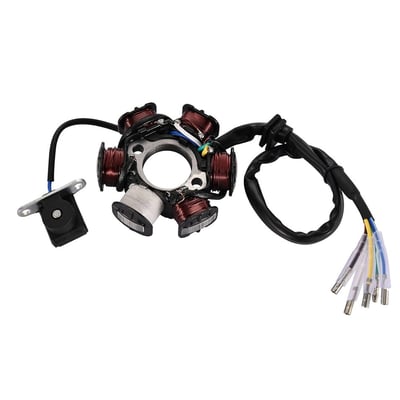 Magnetou / stator aprindere Atv 110cc - 125cc, 6 bobine, 5 fire, model C35-068