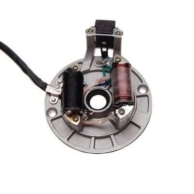 Magnetou / stator aprindere Cross - Atv 50cc - 125cc, 2 bobine, 5 fire, cu simering