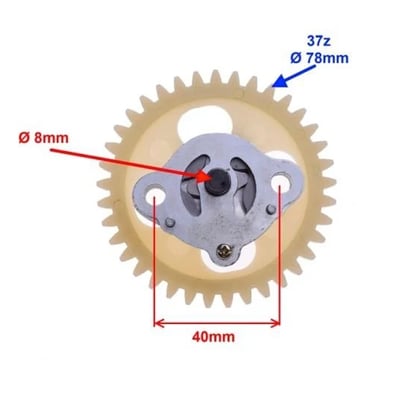 Pompa ulei scuter Yamaha Majesty 250cc, ATV Linhai 260-300 cc
