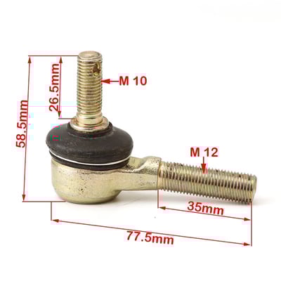 Bieleta directie cu capete de bara ATV 110cc - 250cc, M10-M12, 220/330mm