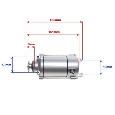 Electromotor Kingway Chopper 150/250CC, LIFAN LF250-4, LIFAN-253FMN, 13 dinti