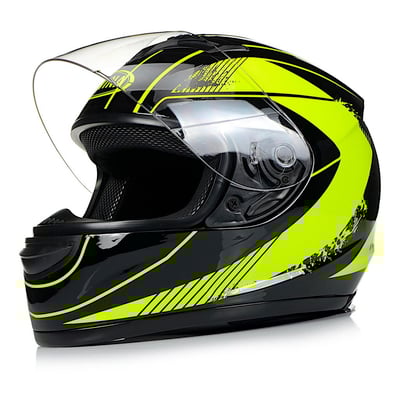 Casca moto full face Awina TN0700B-F1, negru / galben