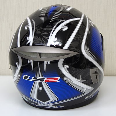 Casca moto full face/Integrala, LS2 FF366, culoare negru / albastru