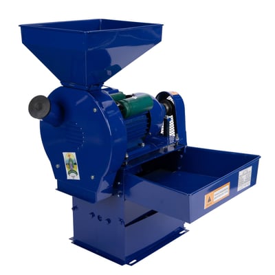 Moara electrica cu ciocanele 3in1 nr. 8 Micul Fermier GF-0891, 2.5KW, 500kg/h, 3000RPM, 4 site
