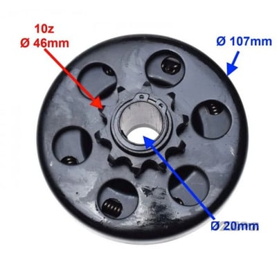 Ambreiaj Kart motorizare Honda GX 160, 200 (10 dinti)