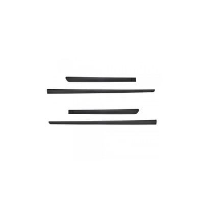 Set 4 bandouri protectie portiere auto, compatibil Volkswagen Passat B7 Combi 2010-2014