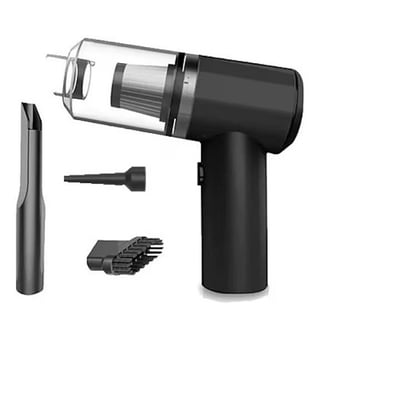 Aspirator Auto Multifunctional, Portabil, Fara Fir, 2in1 120W, Negru